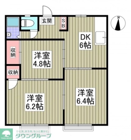 リブレス吉見の物件間取画像